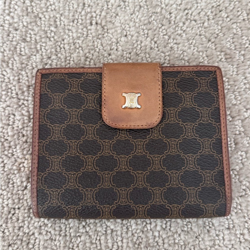 Celine Vintage Brown Wallet